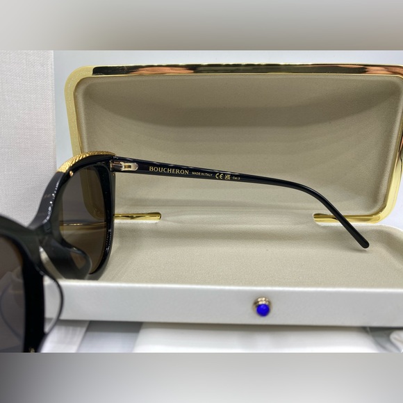 🏆Boucheron 18K GP BC0016S 001.‼️Size 53–19-140‼️Cat Eye made in Italy 🇮🇹🏆 - Picture 9 of 16